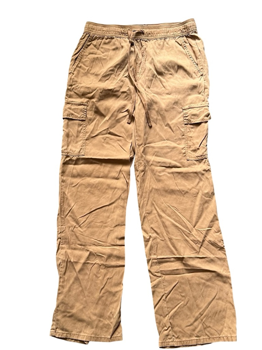 Sanctuary by Anthropologie Women’s Khaki Cargo Pants with Drawstring Waist Med
